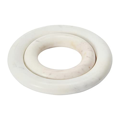 Creative Co-Op Marble Trivets for Dining Table, Set of 2 | Amazon (US)