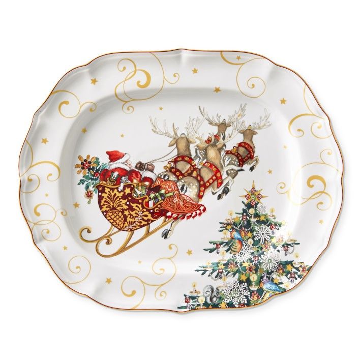 'Twas the Night Before Christmas Extra Large Rectangular Serving Platter | Williams-Sonoma