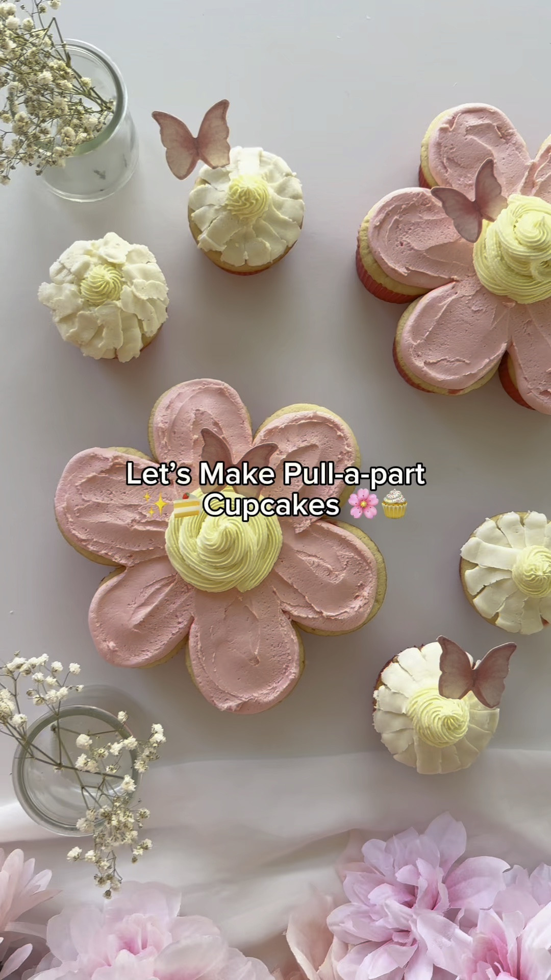 Let’s make pull apart flower cupcakes with edible way for paper butter butterflies ✨🍰🌸🧁

#LTKparties #LTKVideo #LTKxTarget
