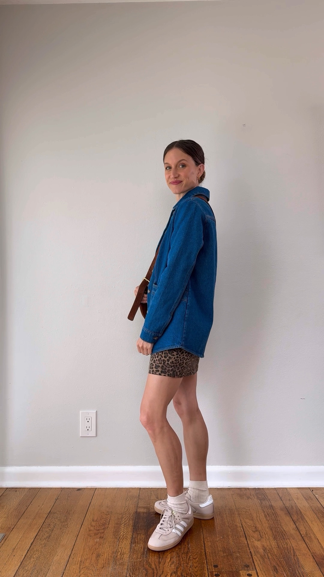 Fall Capsule: Day Eleven 🍂

Everlane sweater, XS, TTS for a slim fit. Sèzane jacket, XS, consider sizing up if you plan to layer with sweaters. Gap skirt, TTS, 25. Adidas Sambas, TTS. Madewell bag. Madewell socks. Lola Paperclip Necklace and Mila Coin Necklace from Sheena Marshall Jewelry, STITCHANDSALT for $10 off. Makena Hoops from Sela Designs, ASHLEYROHR10 for 10% off  

#LTKOver40 #LTKSeasonal #LTKStyleTip