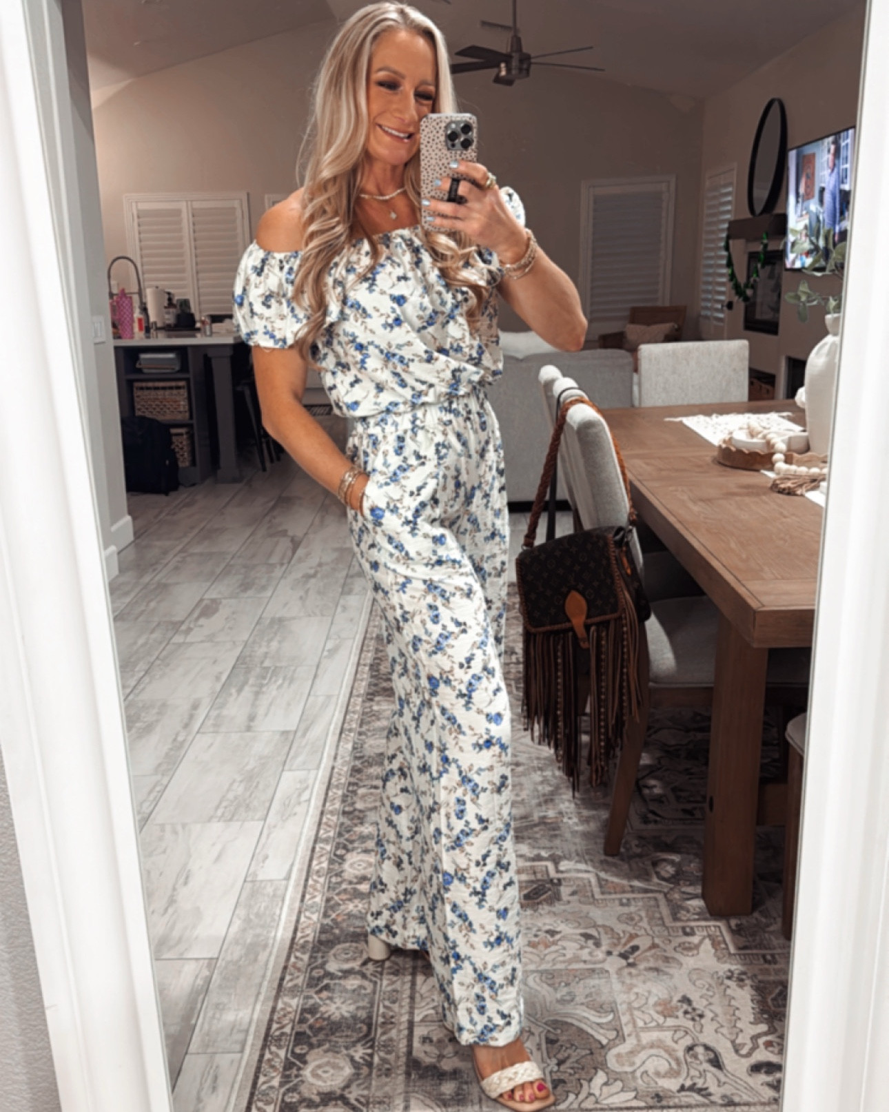 Floral set perfect for spring and summer! 
Vacation resort wear Easter outfit workwear church outfit two piece set pant set 

#LTKWorkwear #LTKFindsUnder50 #LTKStyleTip