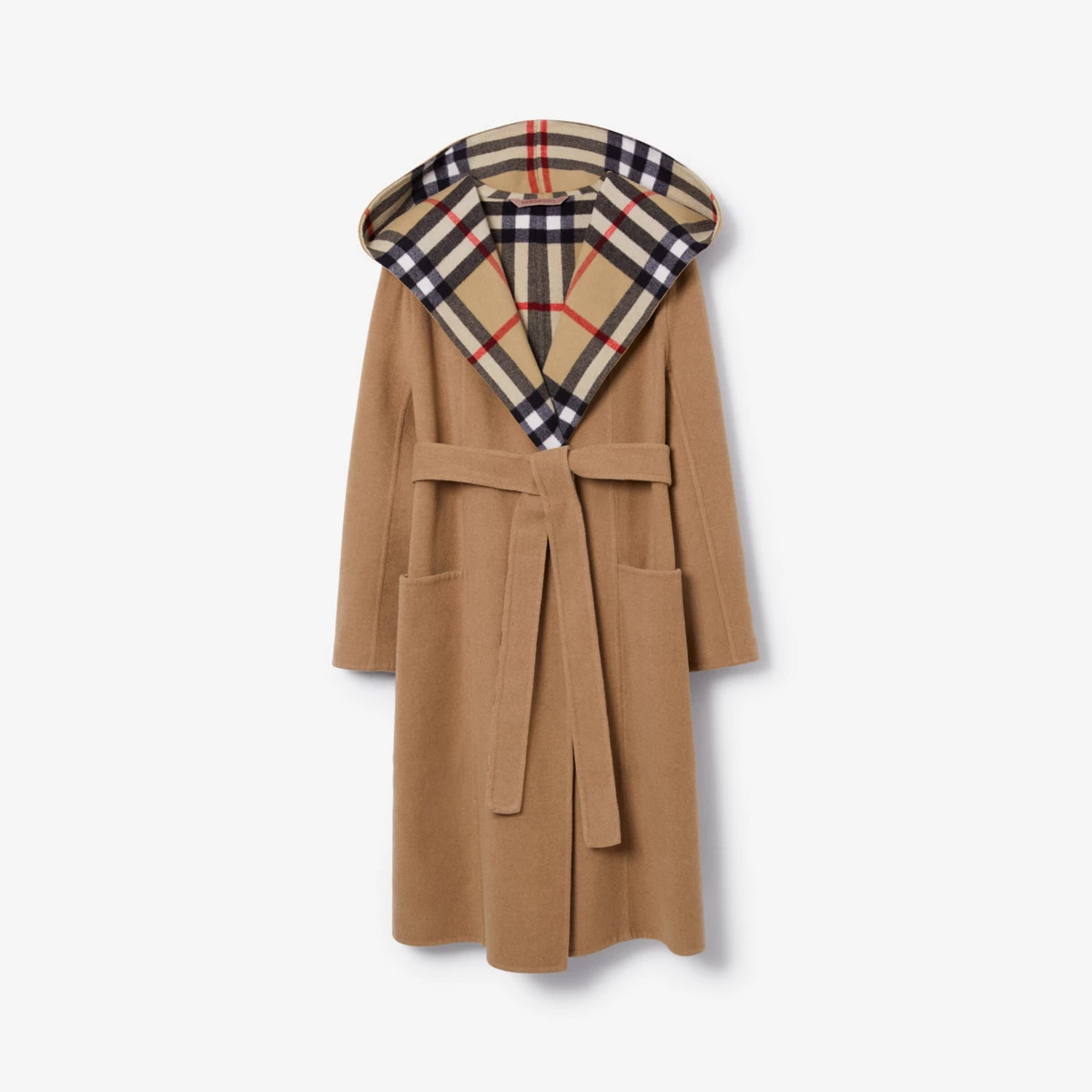 Burberry Wool Wrap Coat, Size: 04 | Burberry (US)