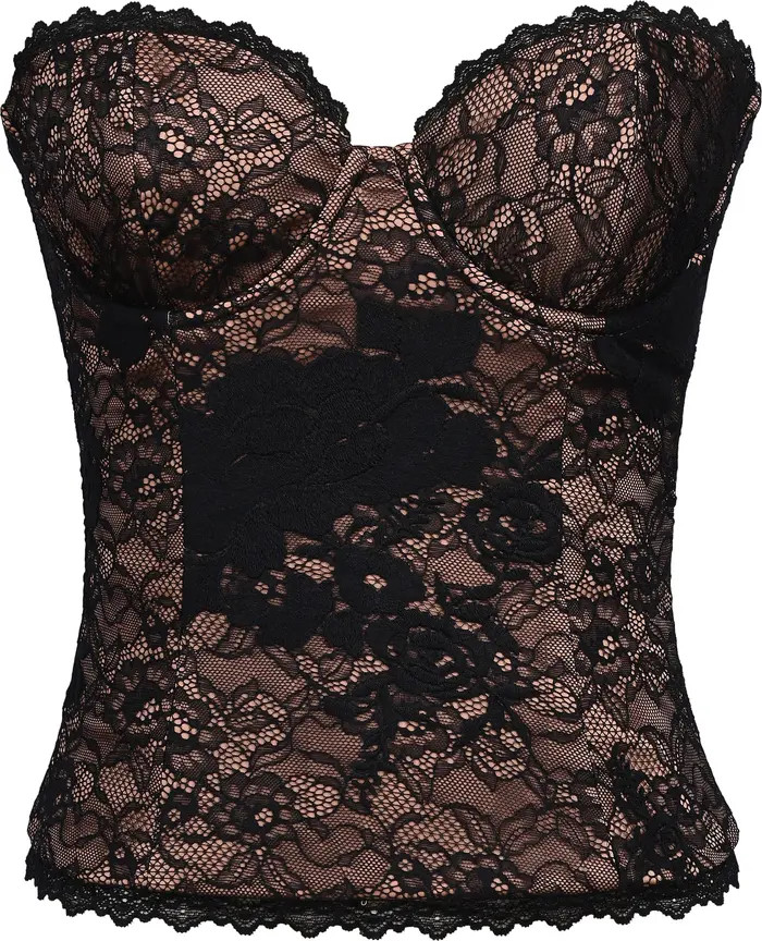 Yara Strapless Lace Corset Top | Nordstrom