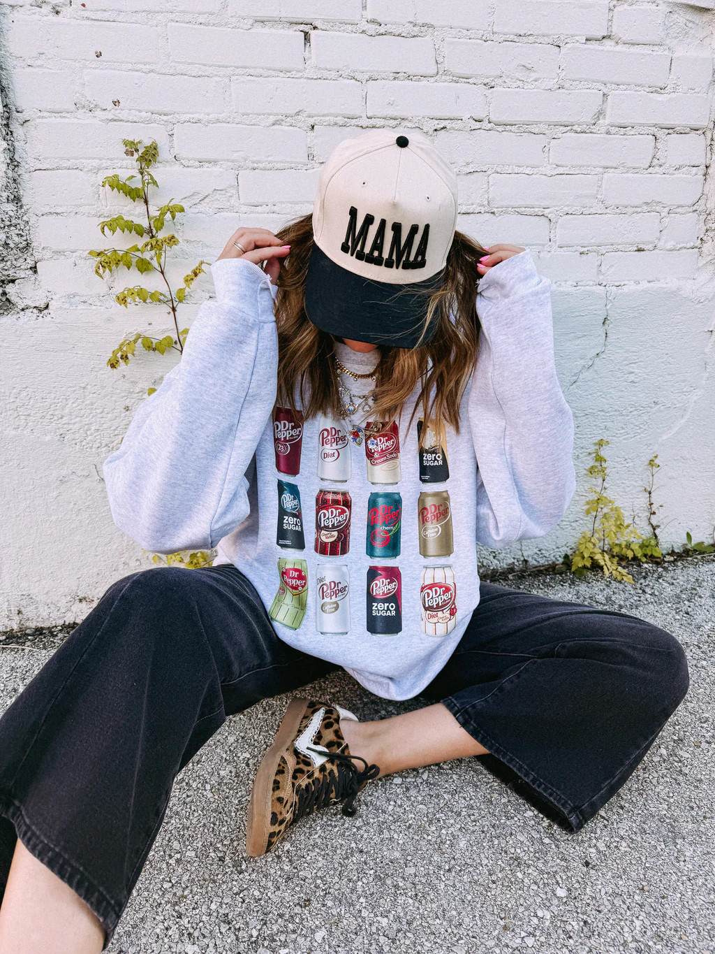 ETTA OG | dr pepper sweatshirt - ash | Etta+East