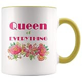 Funny Mugs for Women - Queen of Everything - Sarcastic Coffee Mugs - Funny Coffee Cups - Sassy Novel | Amazon (US)