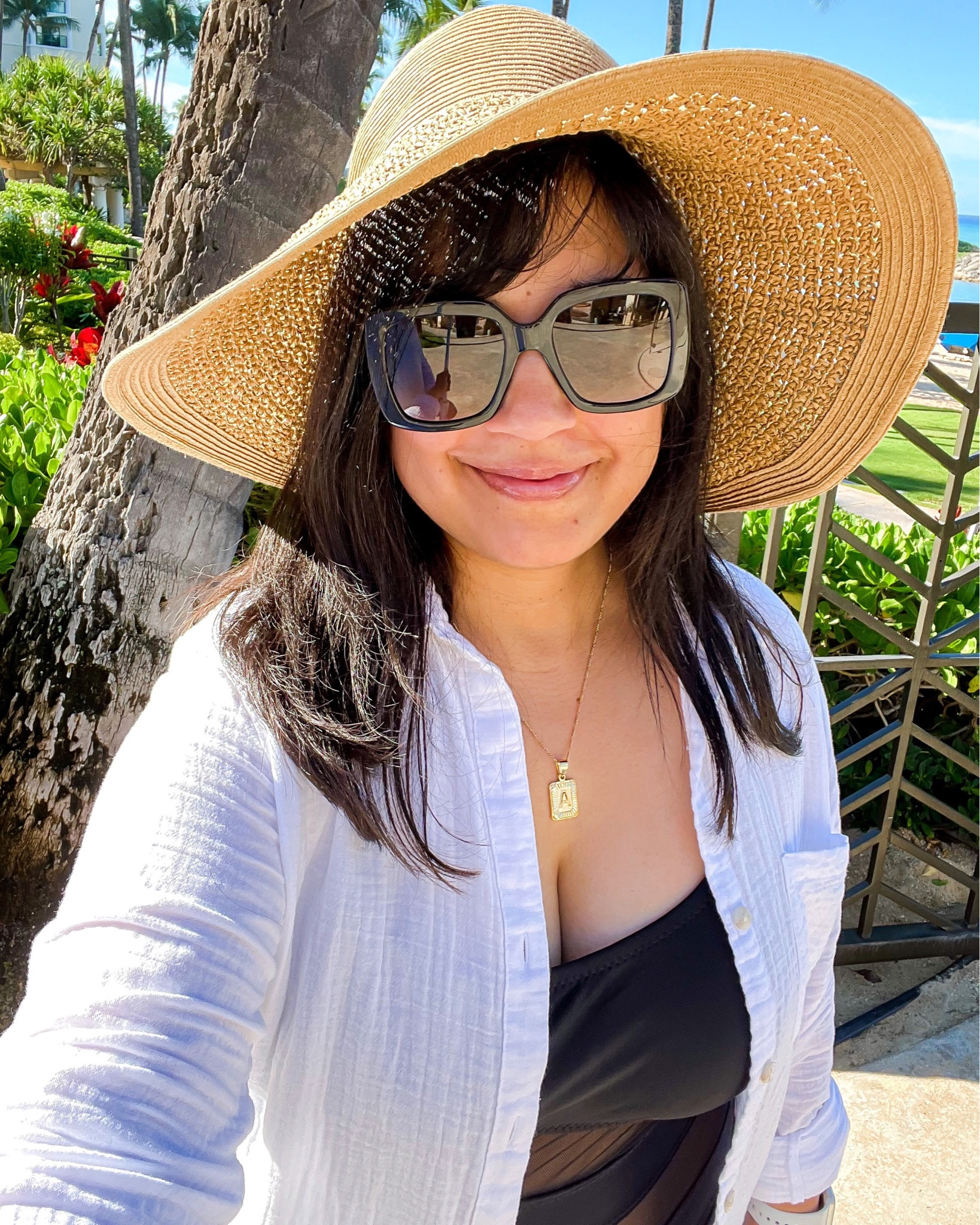 My favorite beach hat is 43% off today! Lots of other great items on sale too! Target style one piece black swimsuit size large. Jack Rogers jelly sandals, J. Crew straw hat and straw tote. Gucci sunglasses.

#liketkit @shop.ltk https://liketk.it/42nas

Target swimsuit, beach hat, straw hat, vacation outfit ideas, beachwear, travel outfit ideas, pool attire, island outfit, vacation outfits 

#LTKU #LTKtravel #LTKsalealert