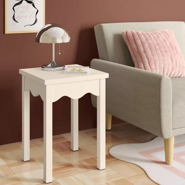 Wavy Accent Side Table Natural - Room Essentials™ | Target
