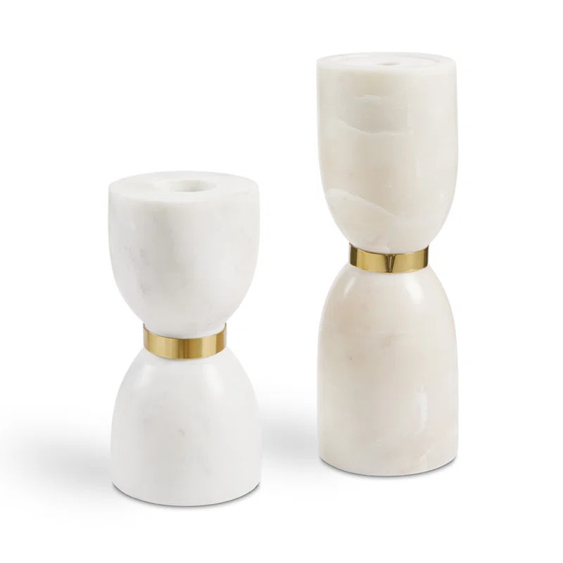 Stone Tabletop Candlestick (Set of 2) | Wayfair North America