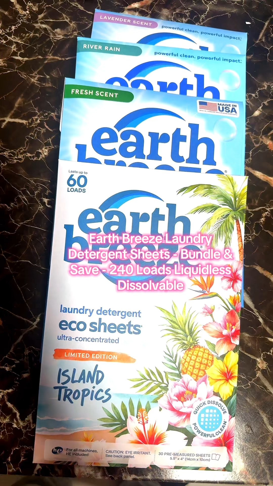 Earth Breeze Laundry Detergent Sheets - Bundle & Save - 240 Loads Liquidless Dissolvable Laundry Sheets - Powerful Clean With No Harsh Chemical
Residue - No Plastic Jug

#LTKActive #LTKSaleAlert