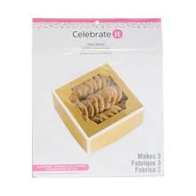 Gold Treat Boxes with White Trim By Celebrate It® | Michaels Stores