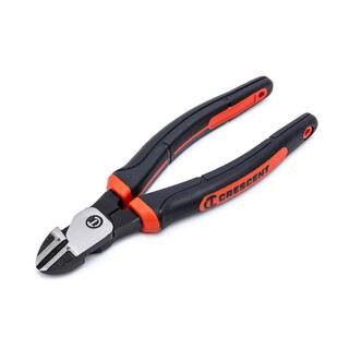 8 in. Z2 Dual Material High Leverage Diagonal Cutting Pliers | The Home Depot