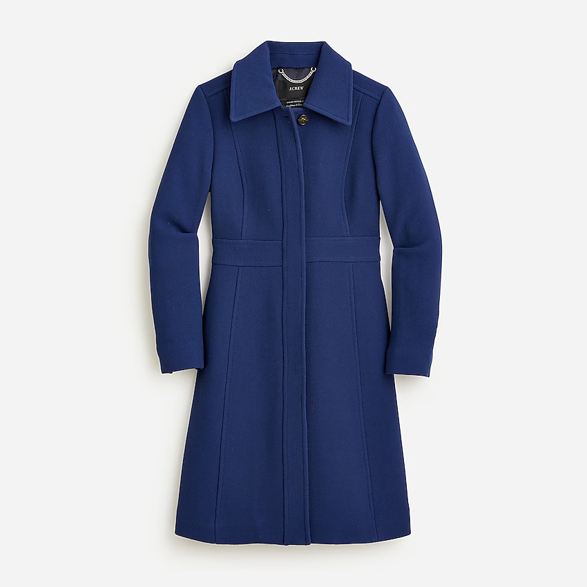 New lady day topcoat in Italian double-cloth wool | J. Crew US