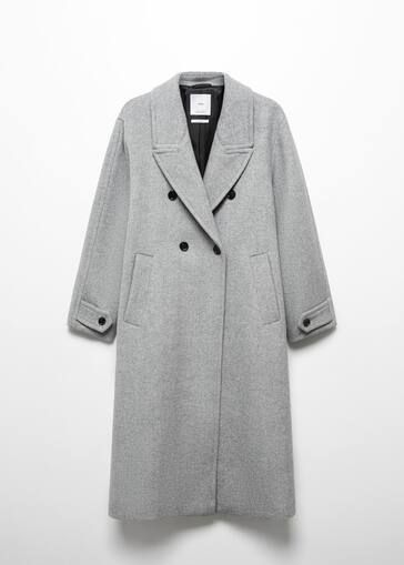 Oversize wool coat -  Women | Mango USA | MANGO (US)