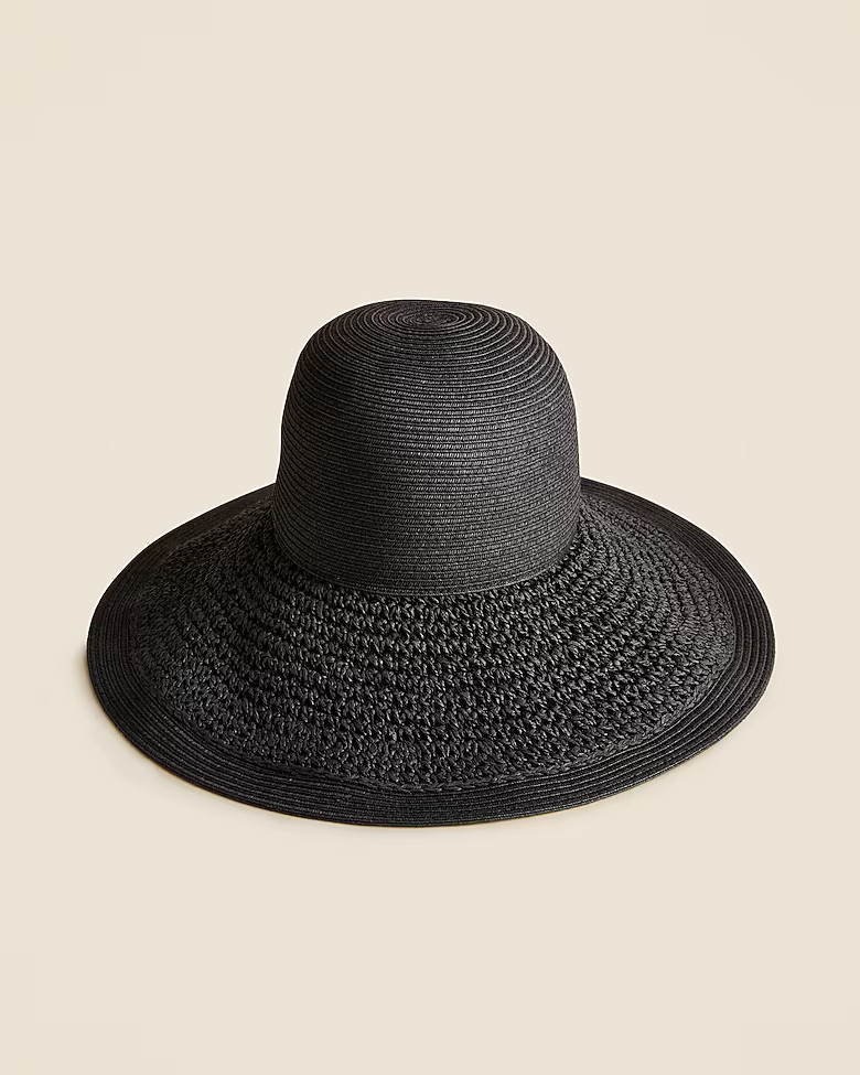 Textured summer straw hat | J. Crew US