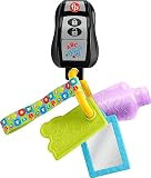 Fisher-Price Baby Travel Toy Laugh & Learn Play & Go Activity Keys with Learning Music, Teether &... | Amazon (US)