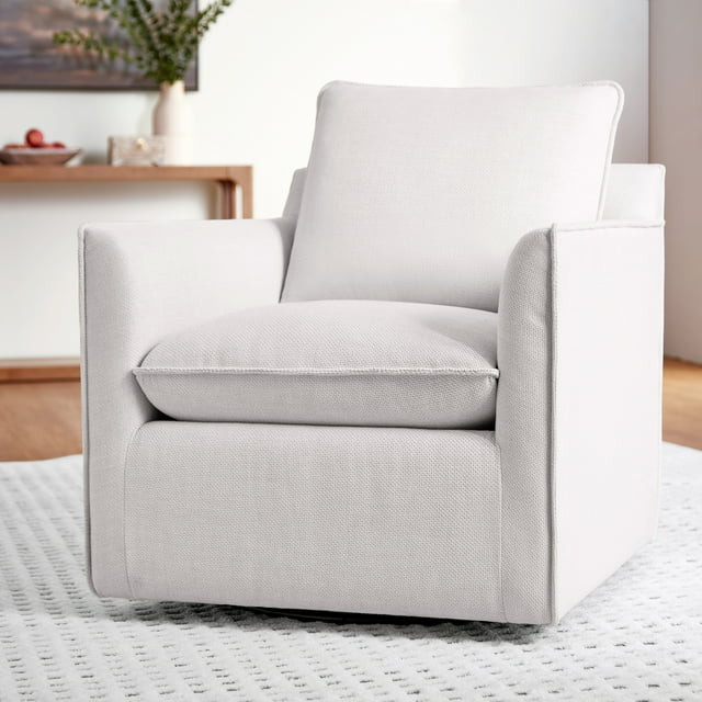 My Texas House Briar Accent Chair, Cream Linen | Walmart (US)