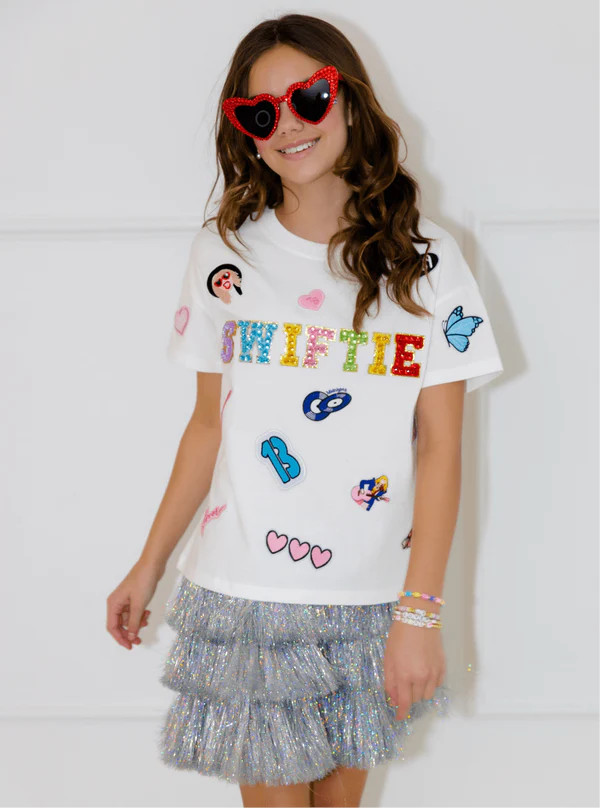 Crystal Swiftie Patch T-shirt | Lola + The Boys