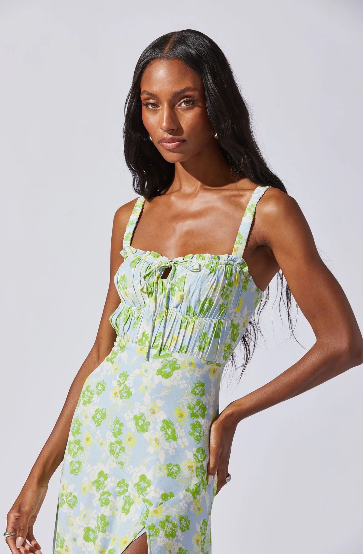 Elsie Floral Midi Dress | ASTR The Label (US)