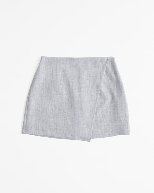 The A&F Scarlett Wrap Mini Skort | Abercrombie & Fitch (US)