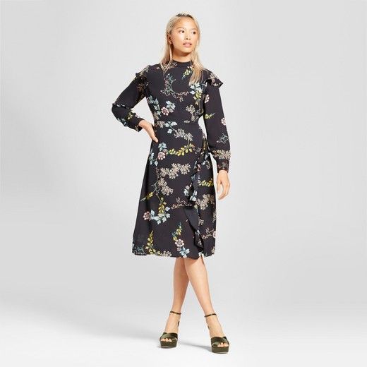 Women's Ruffle Slit Dress - Who What Wear™ | Target