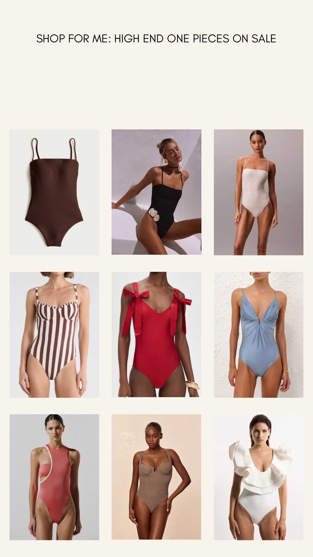 High end one piece swimwear on sale! #summer #swimwear

#LTKSaleAlert #LTKTravel #LTKSwim
