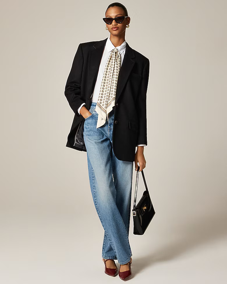 Gamine blazer-coat in wool blend | J. Crew US