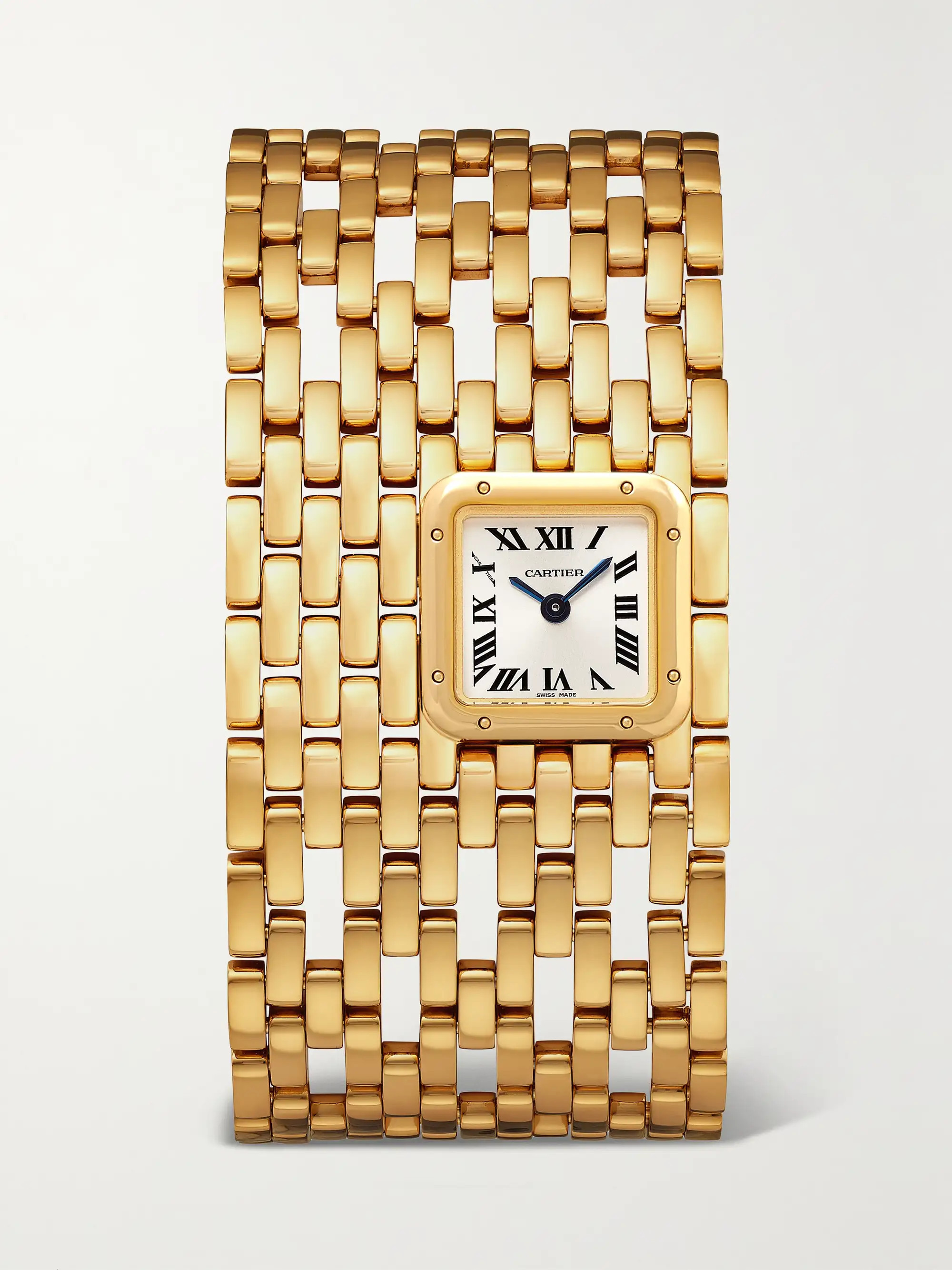 Panthère de Cartier Manchette 22mm 18-karat gold watch | NET-A-PORTER (US)