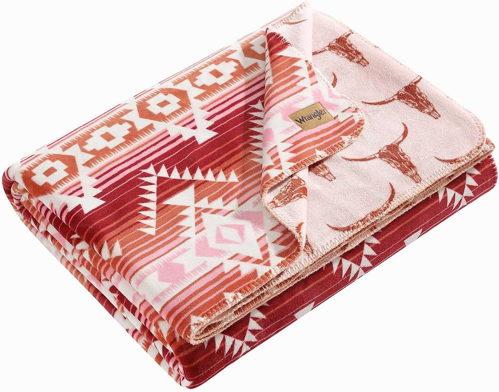 Wrangler - Blanket, Super Soft Reversible Bedding, Yellowstone Inspired, Western Home Essentials ... | Amazon (US)