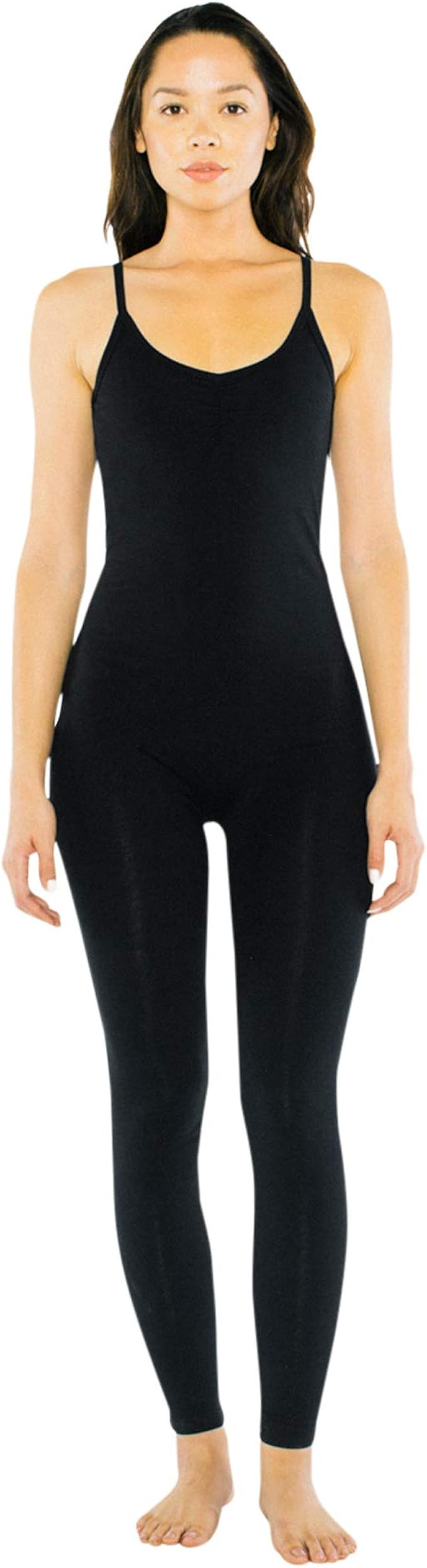 American Apparel Women's Cotton Spandex Sleeveless Unitard | Amazon (US)