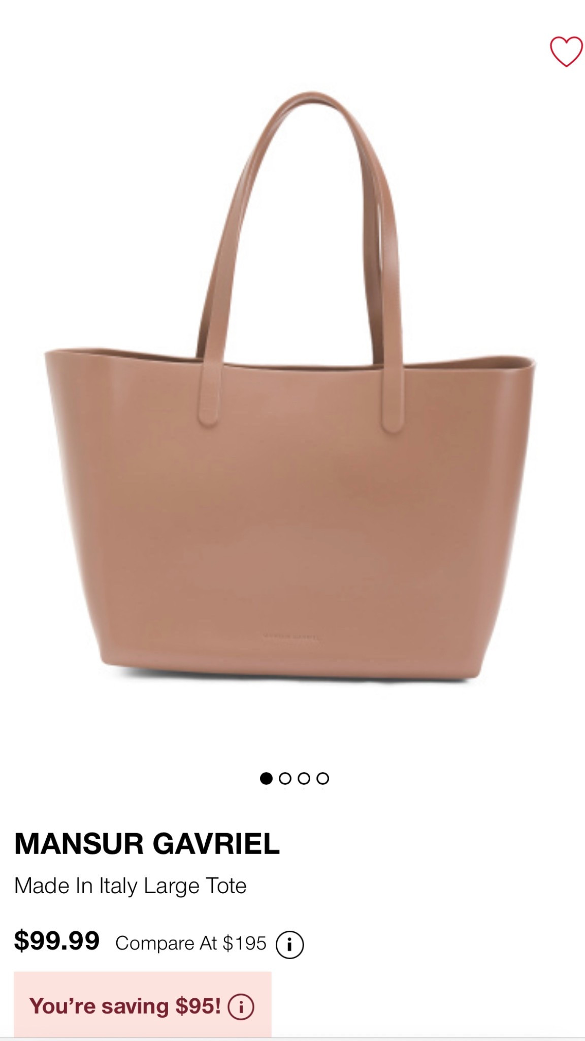 Mansuer Gavriel Tote @ TJ Maxx 🤎🤎🤎

#LTKSaleAlert #LTKSummerEdit #LTKStyleTip