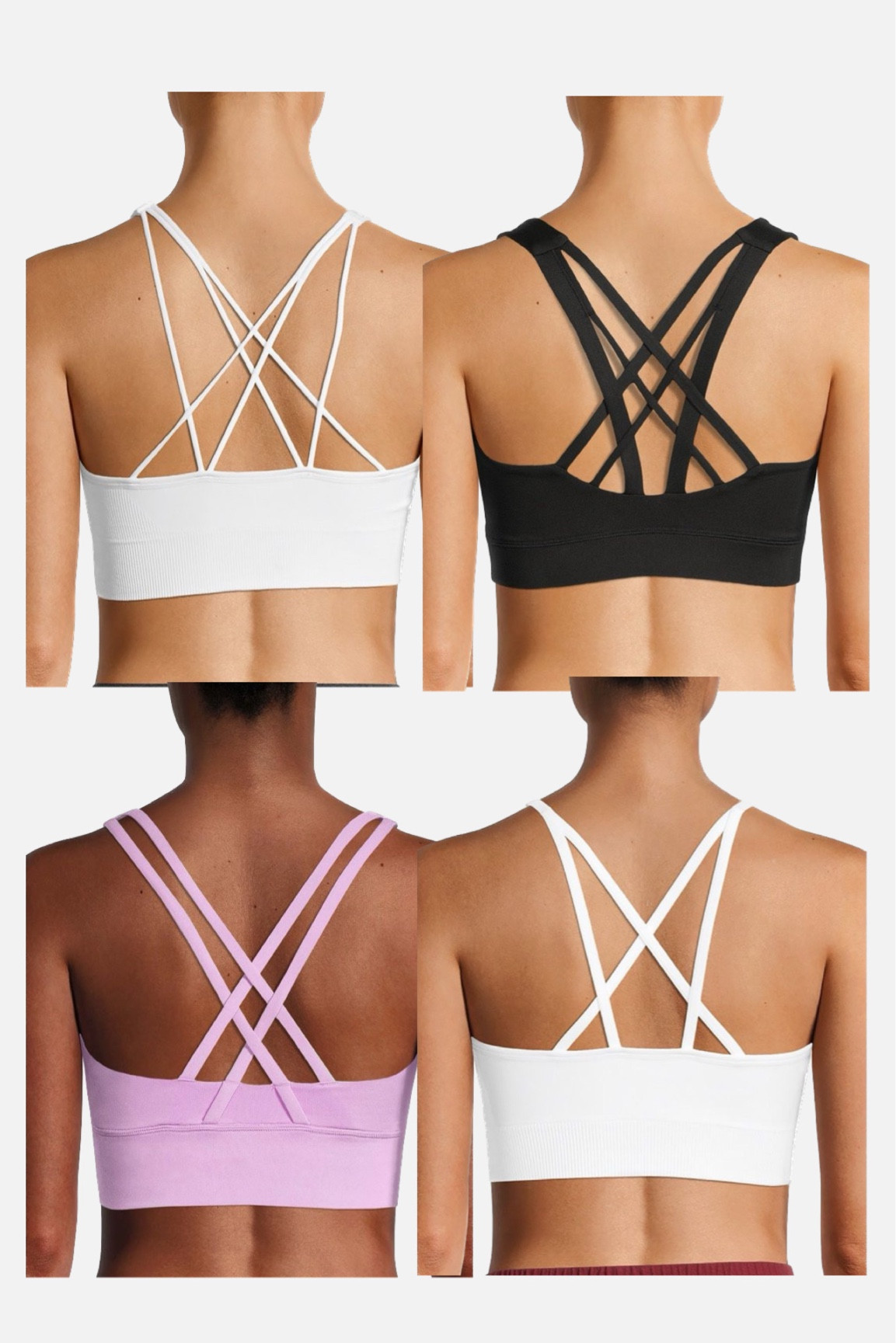 Strappy sports bras all under $14!

#LTKstyletip #LTKsalealert #LTKunder50
