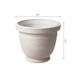 Glitzhome® 13" Eco-Friendly Faux Ceramic Pot Planter, 3ct. | Michaels Stores