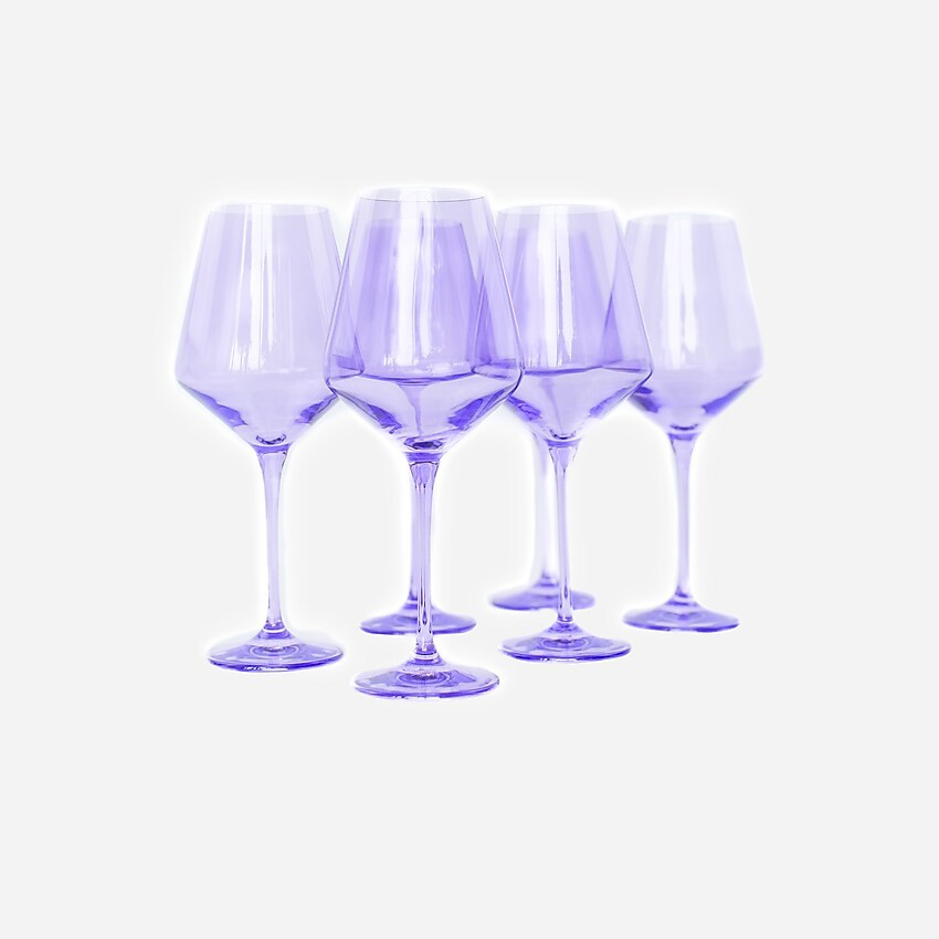 Estelle Colored Glass stemware set-of-six | J. Crew US