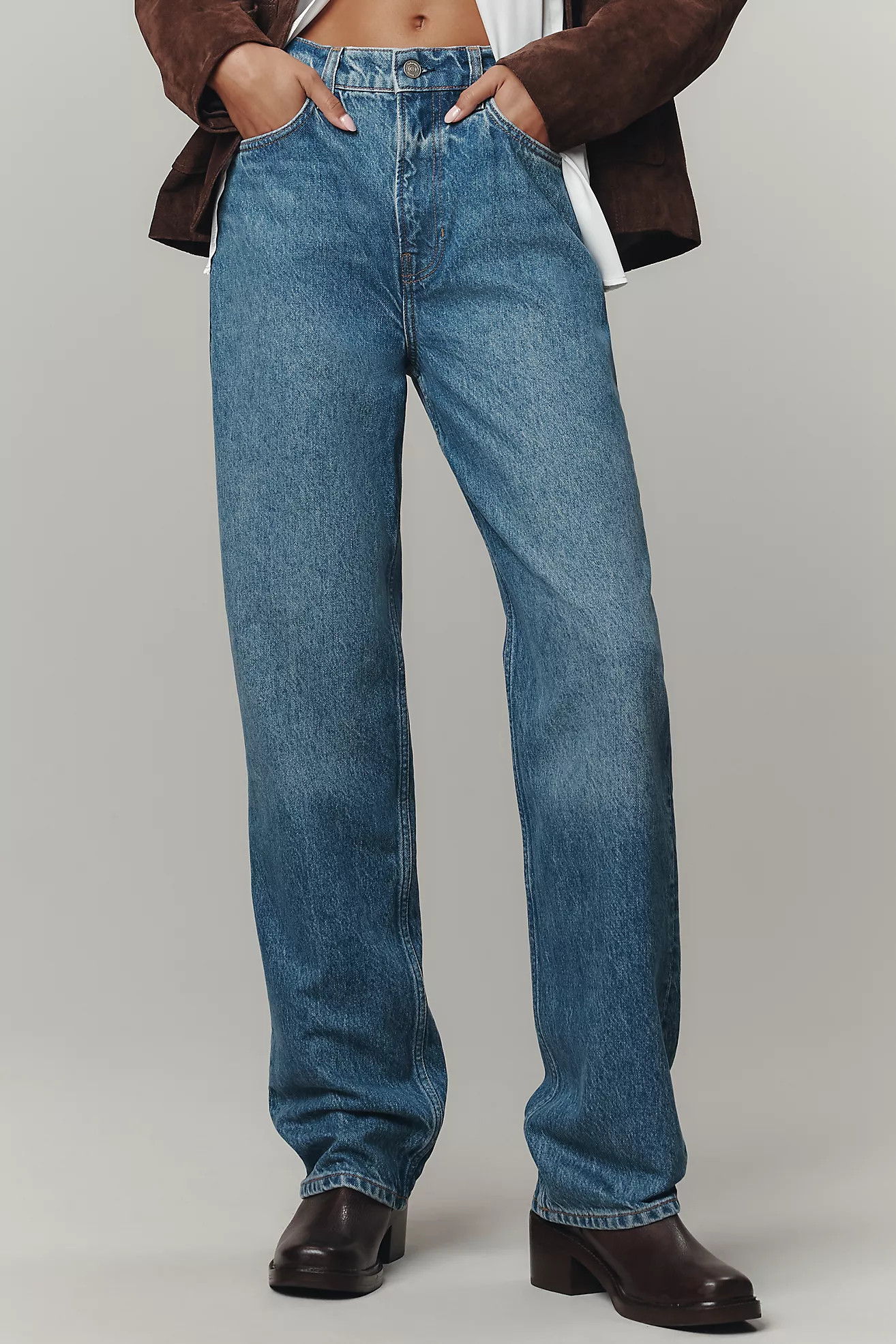 Reformation Harriet High-Rise Straight-Leg Jeans | Anthropologie (US)