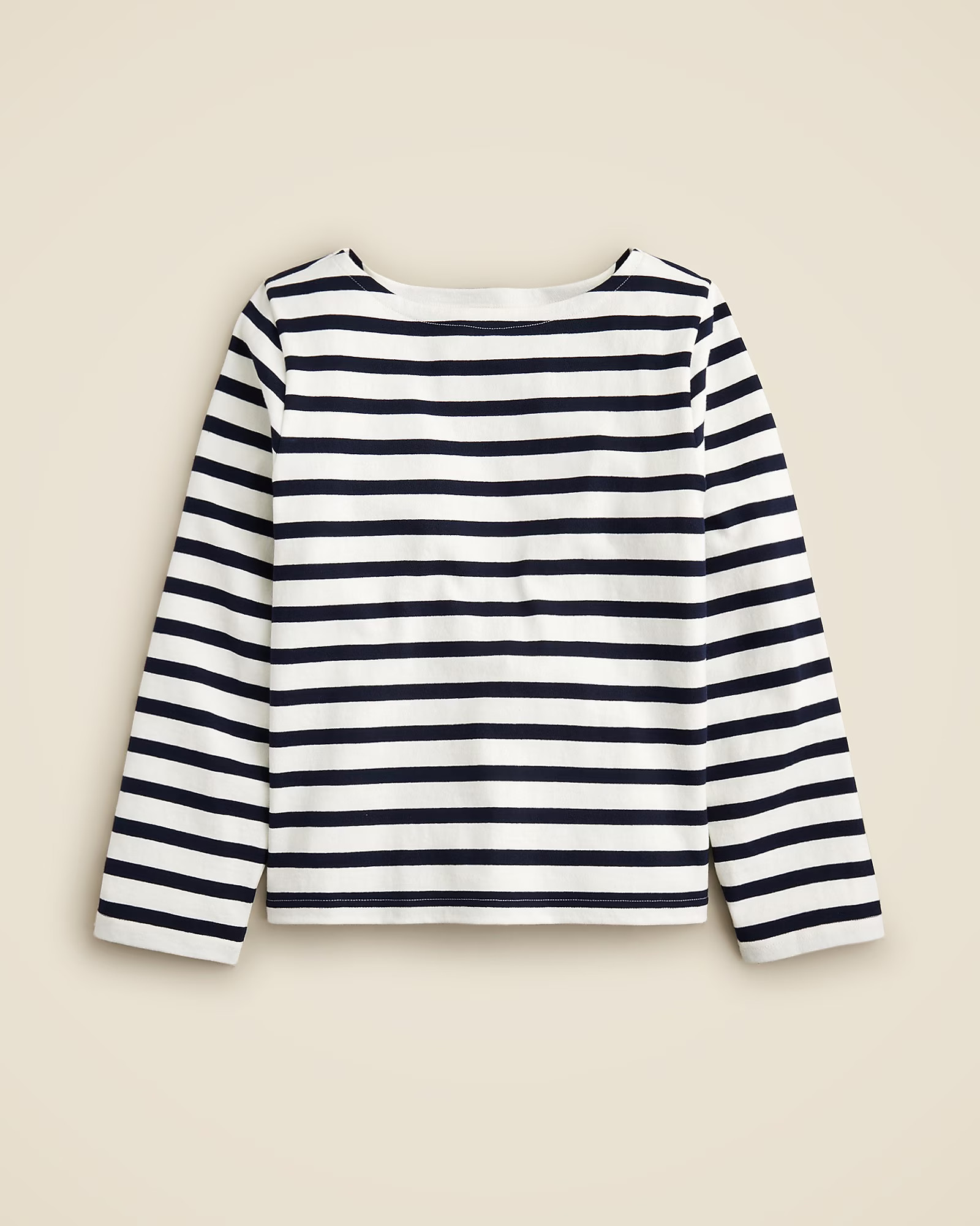 Classic mariner cloth boatneck T-shirt in stripe | J. Crew US