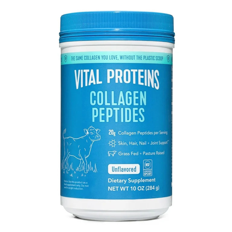 Vital Proteins Collagen Peptides Supplement Powder, Unflavored, 10 oz | Walmart (US)