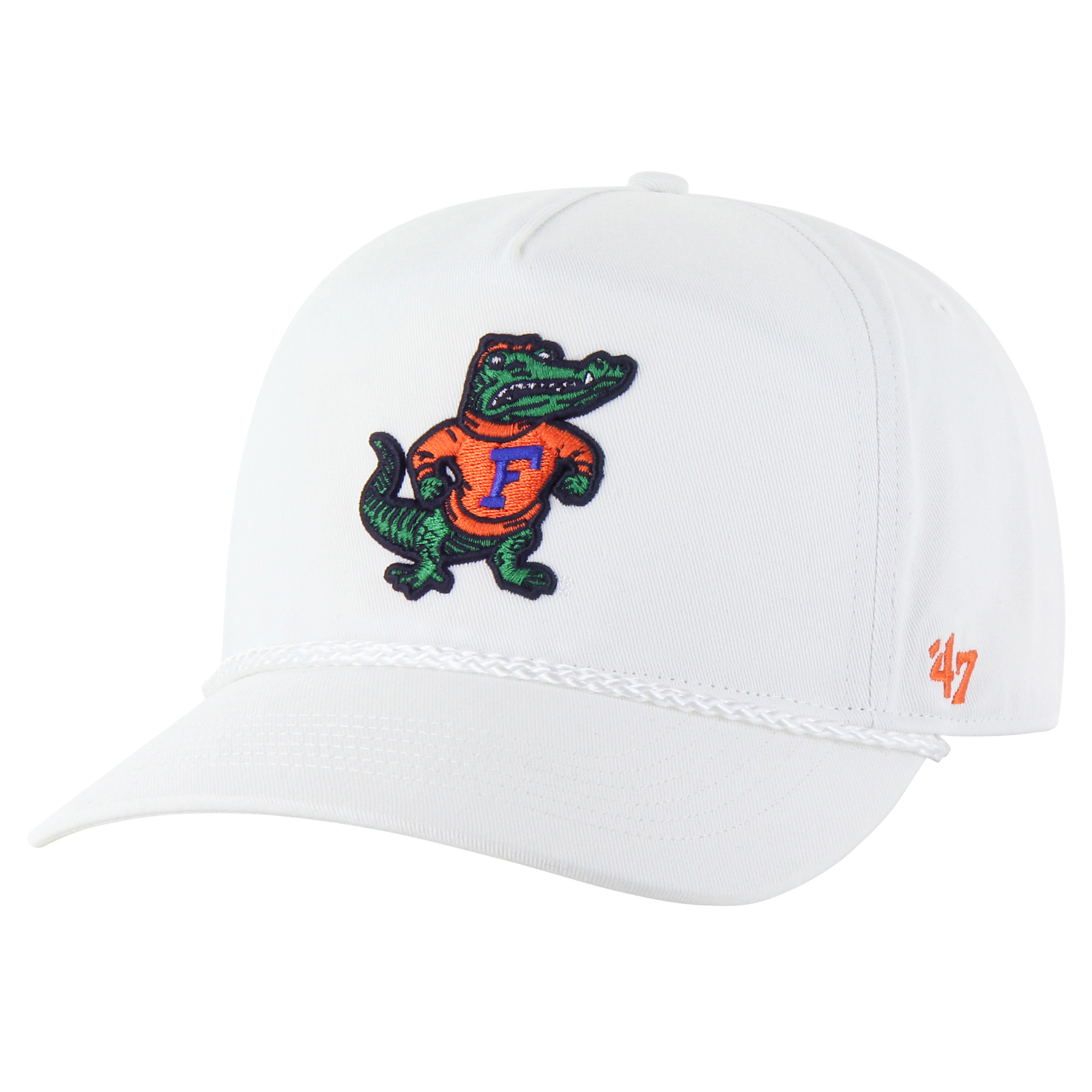 Men's '47 White Florida Gators Rope Hitch Adjustable Hat | Fanatics