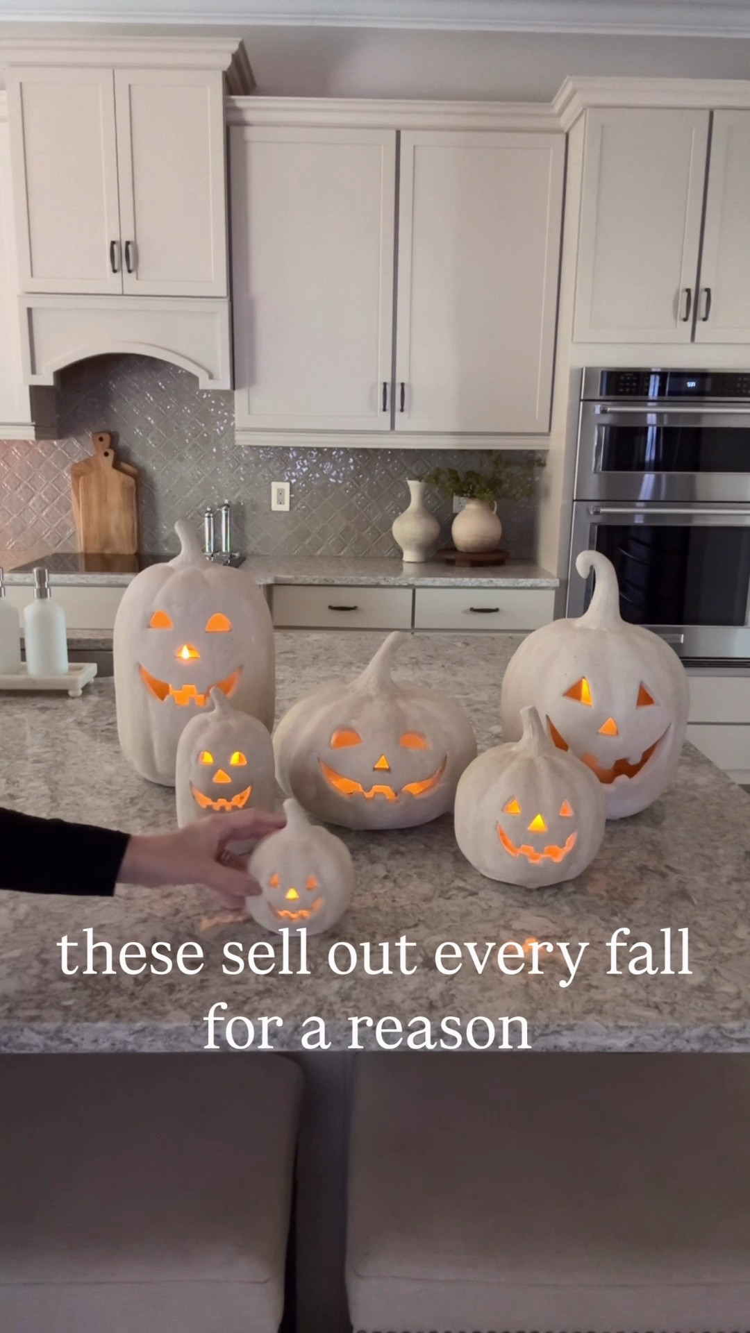 The viral terra-cotta Jack o lanterns are back. There are many imitations, but nothing like the real deal!￼

#LTKHome