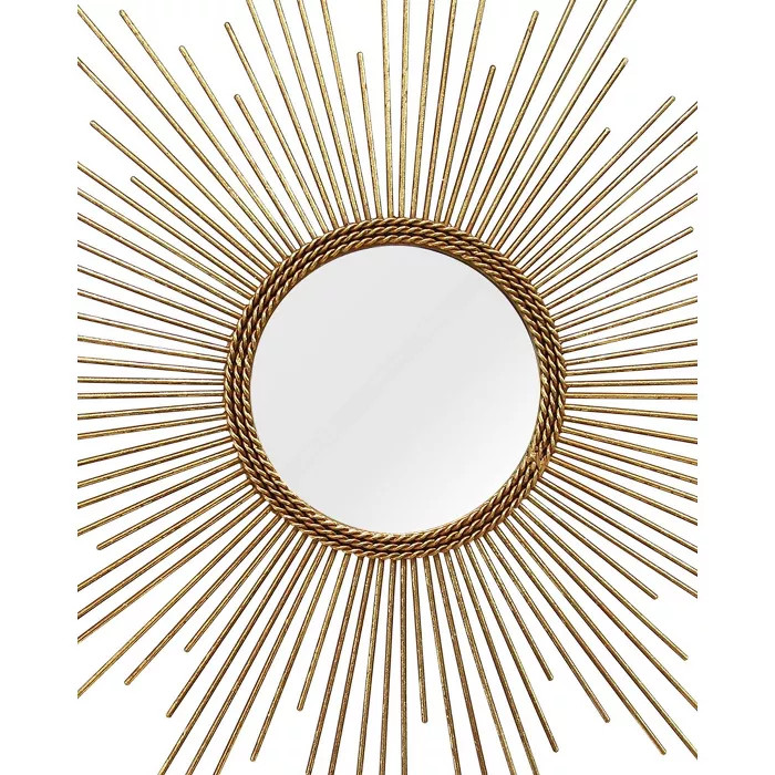 26" Andrea Wall Mirror Gold - Stratton Home Décor | Target