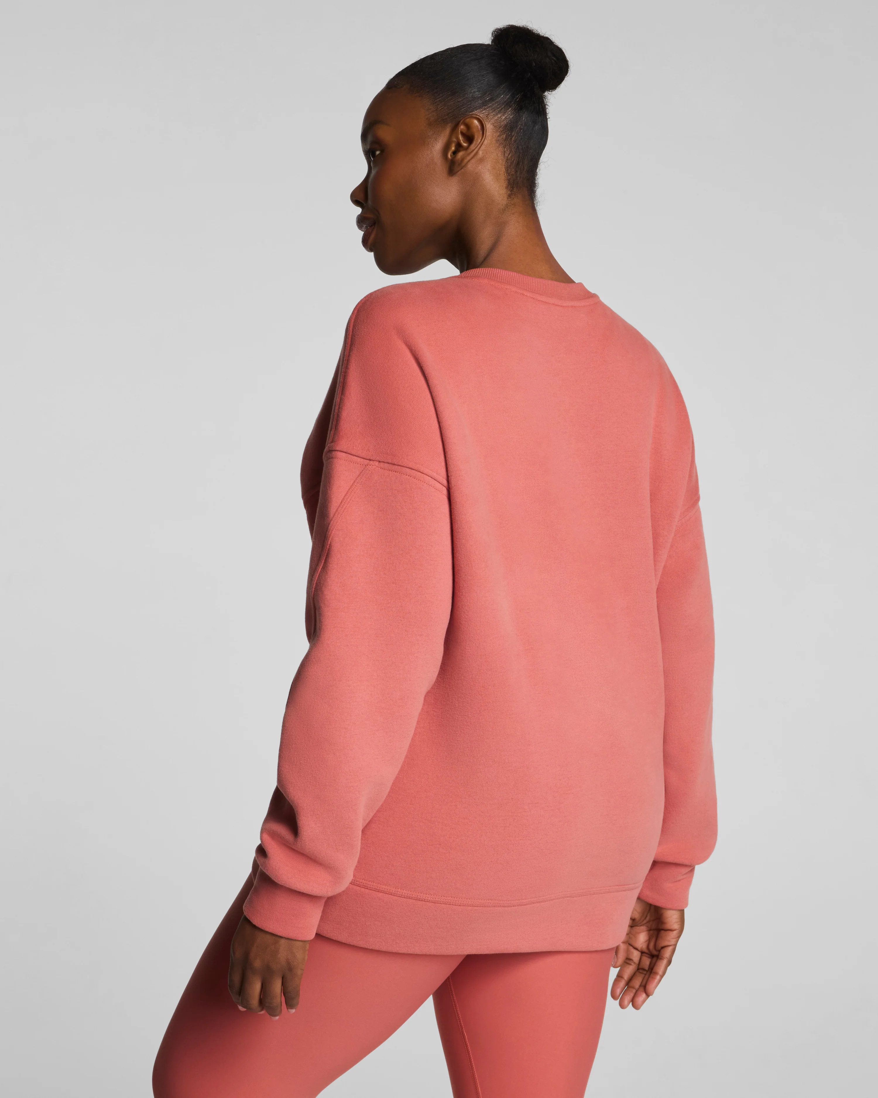 Cotton Fleece Crewneck Tunic | Spanx