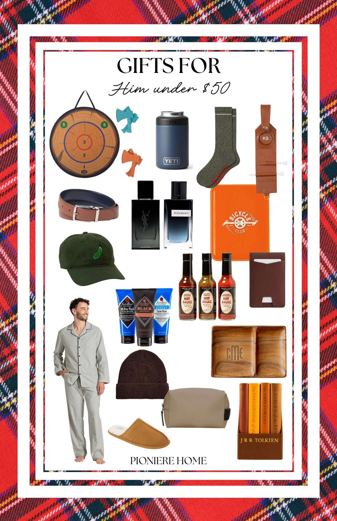 Gifts for him under $50. Personalized gifts, outdoorsy gifts, grooming sets, cozy gifts, men’s pajamas, affordable holiday gifts  

#LTKGiftGuide #LTKMens #LTKFindsUnder50
