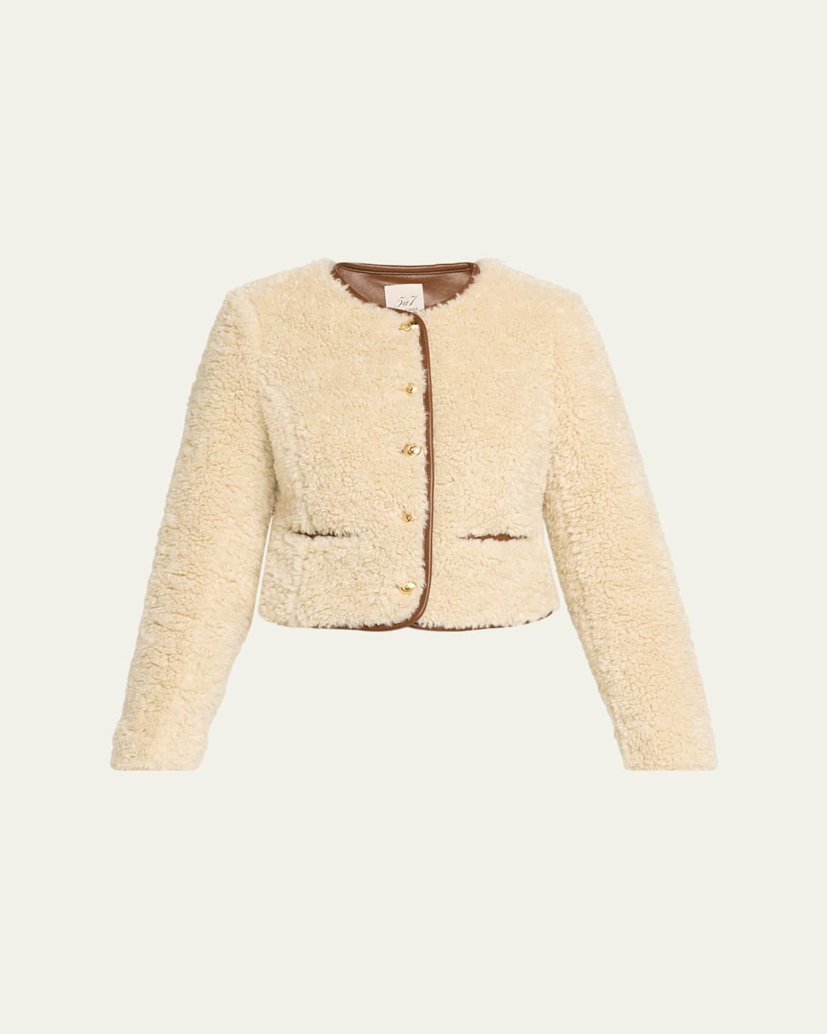 Naia Cropped Faux Fur Jacket | Bergdorf Goodman