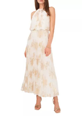 Women's Chiffon Pleated Gown | Belk