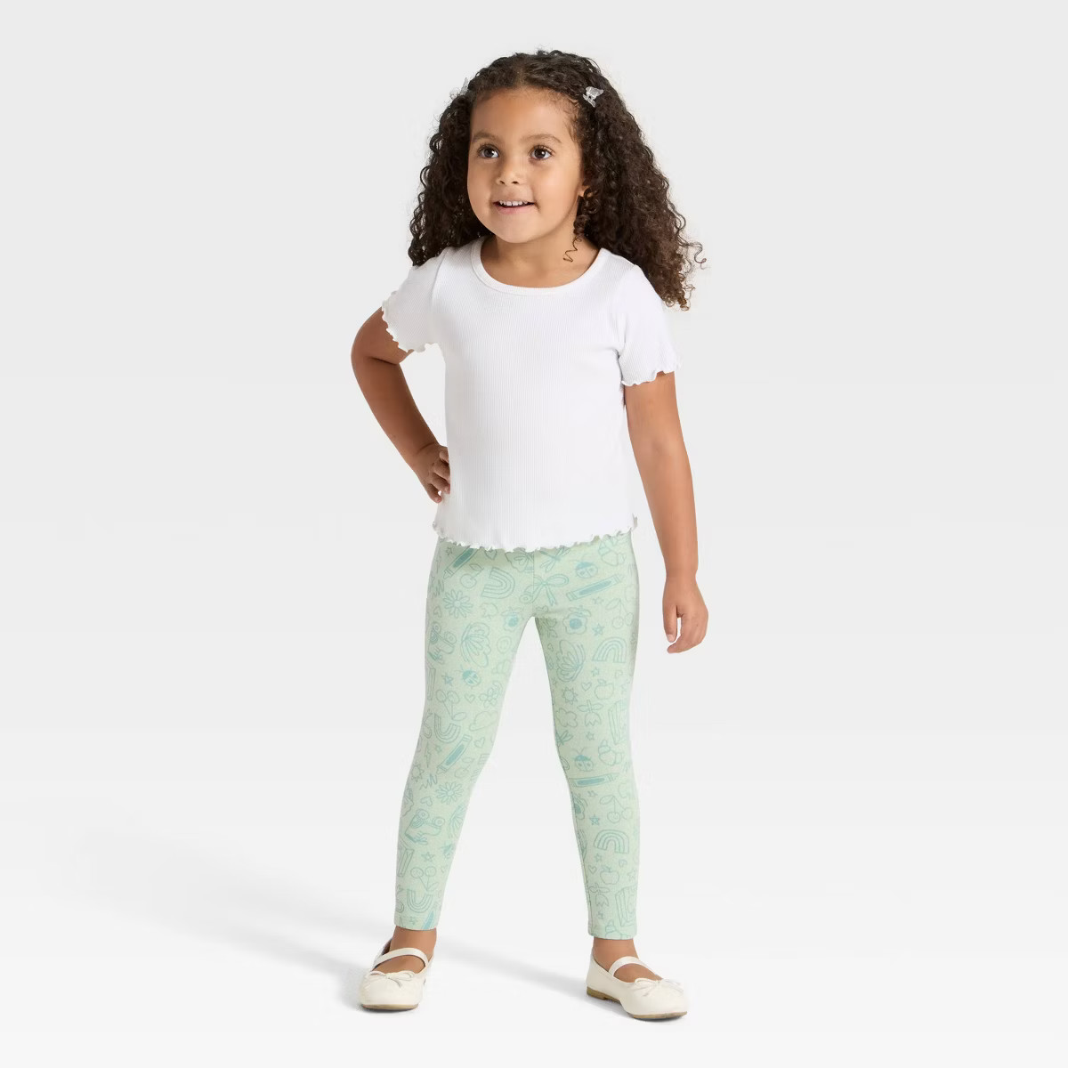 Toddler Girls' Printed Leggings - Cat & Jack™ | Target