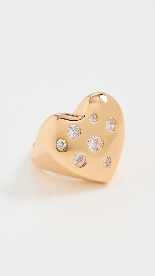 Crystal Heart Ring | Shopbop