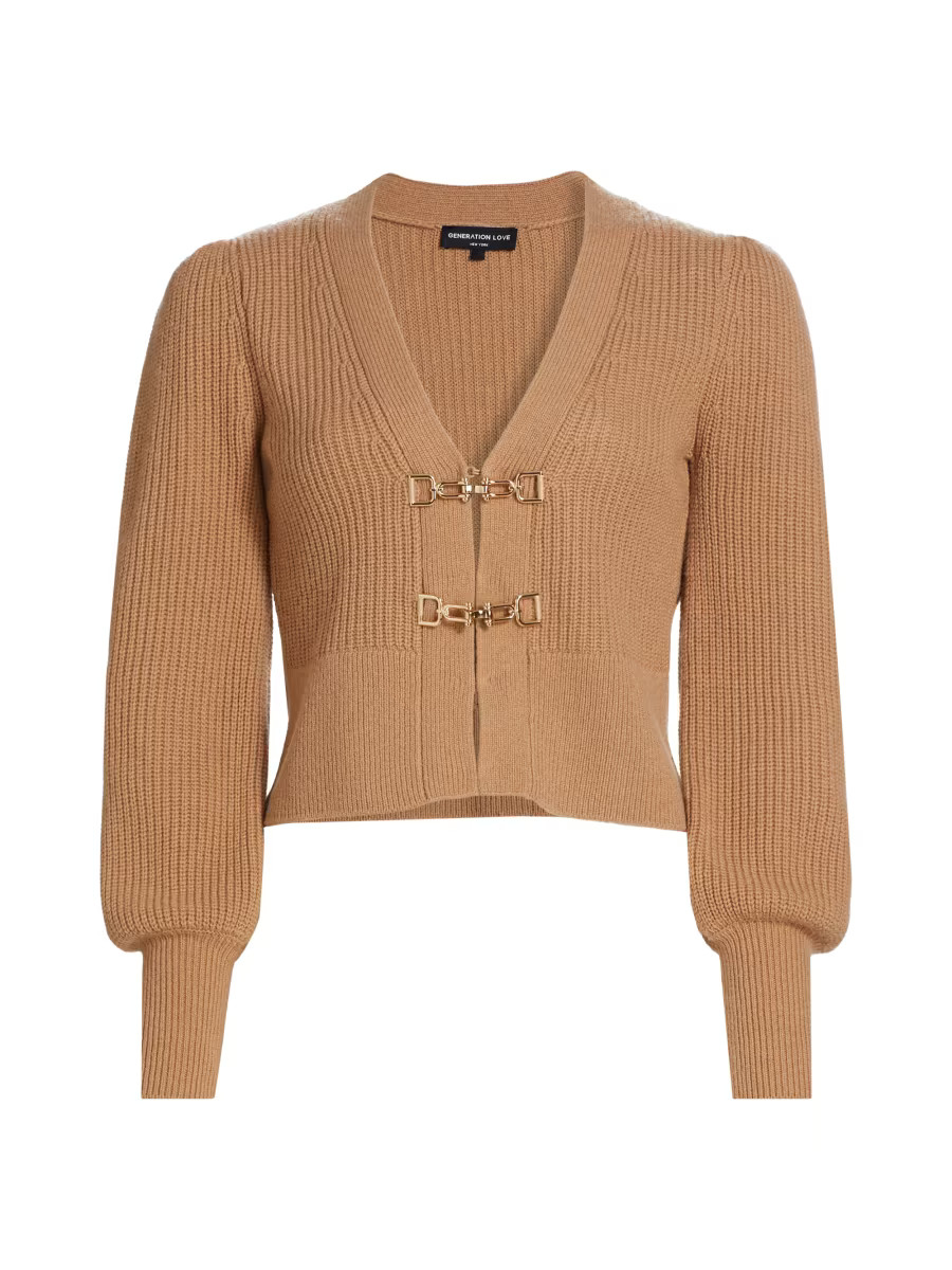 Monse Saddle Buckle Cardigan | Saks Fifth Avenue