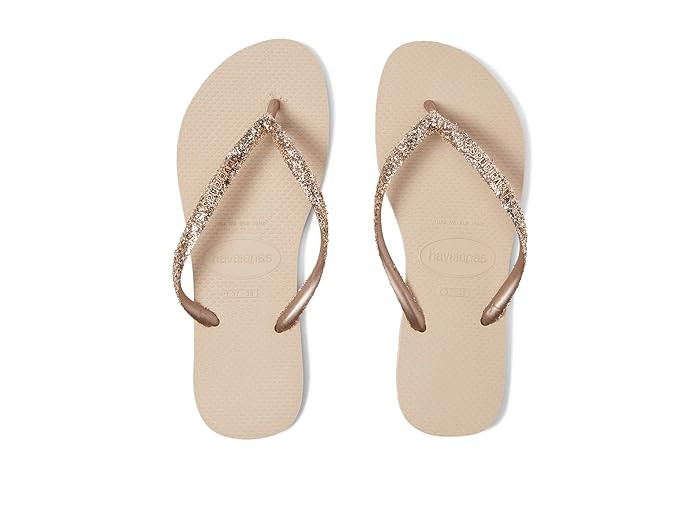 Havaianas Slim Glitter II Flip Flop Sandal | Zappos