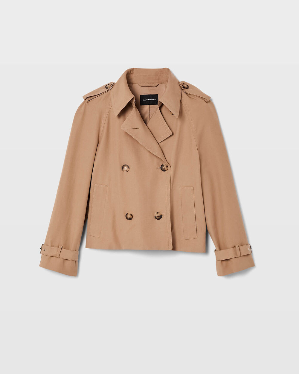Cropped Soft Trench | Club Monaco (Global)