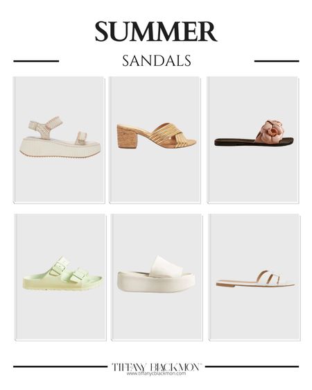 Summer Sandals


Summer  summer fashion  summer style  summer sandals  vacation sandals  slippers  shoe crush  trendy sandals  seasonal  tiffanyblackmon 

#LTKSeasonal #LTKshoecrush #LTKstyletip