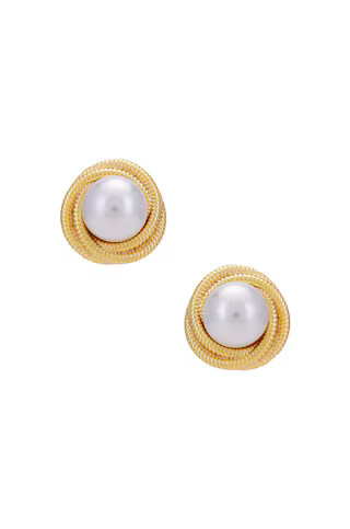 Heaven Mayhem Gigi Earrings in Gold from Revolve.com | Revolve Clothing (Global)